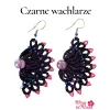 Kolczyki Czarne wachlarze