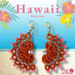 Kolczyki Hawaii