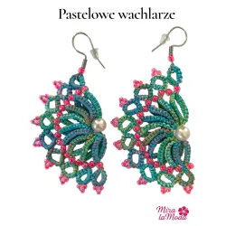 Kolczyki Pastelowe wachlarze
