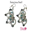 Kolczyki Śnieżna biel