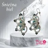 Kolczyki Śnieżna biel