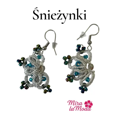 Kolczyki Śnieżynki