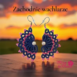 Kolczyki Zachodnie wachlarze