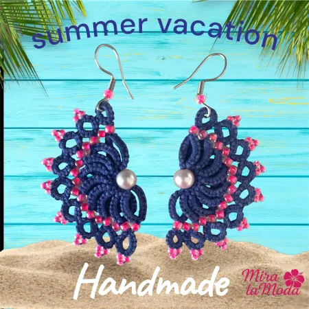 Kolczyki Zachodnie wachlarze