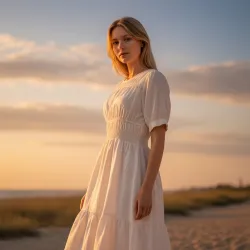 Sukienka Biała Rozalia