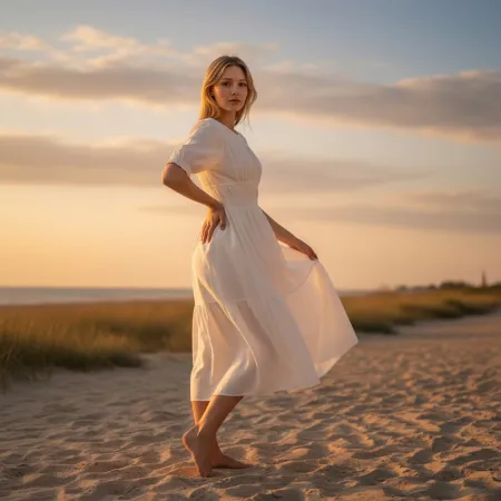 Sukienka Biała Rozalia