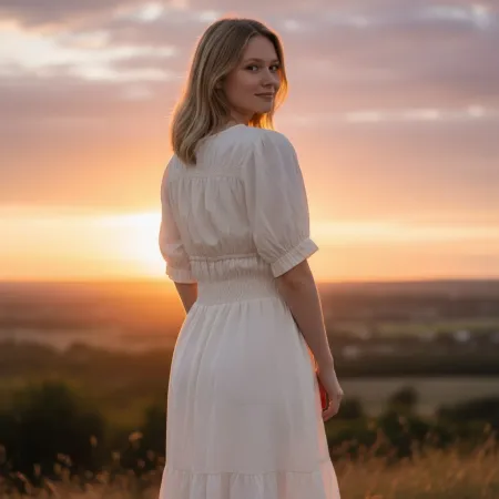 Sukienka Biała Rozalia