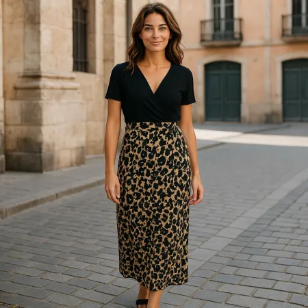 Sukienka Czarna Pantera