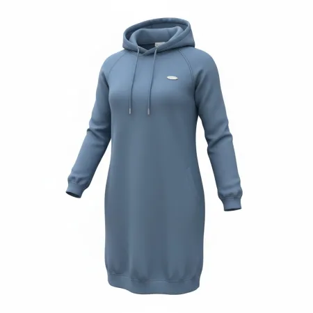 Sukienka dresowa niebieska