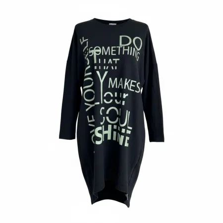 Sukienka dresowa z aplikacją