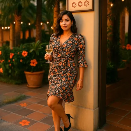 Sukienka Jesienny Liść