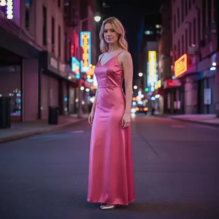 Sukienka Satynowa fantazja