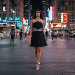 Sukienka Srebrzysta Sofia