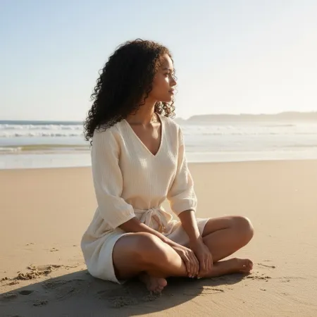 Sukienka Muślinowa Kremowa