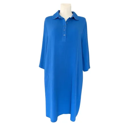 Sukienka Muślinowa Niebieska