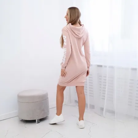 Sukienka Off White Pudrowy Beż