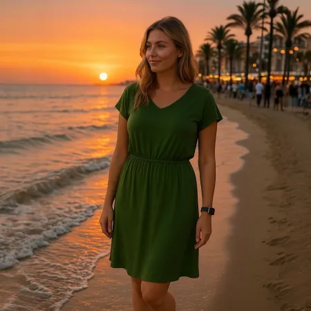 Sukienka Zielona Herbata